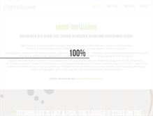 Tablet Screenshot of digitalenvie.com